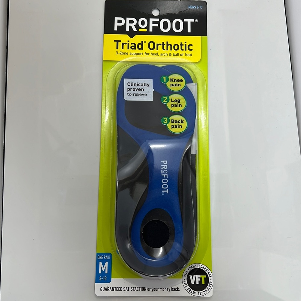 Pro foot triad Orthodic Insole